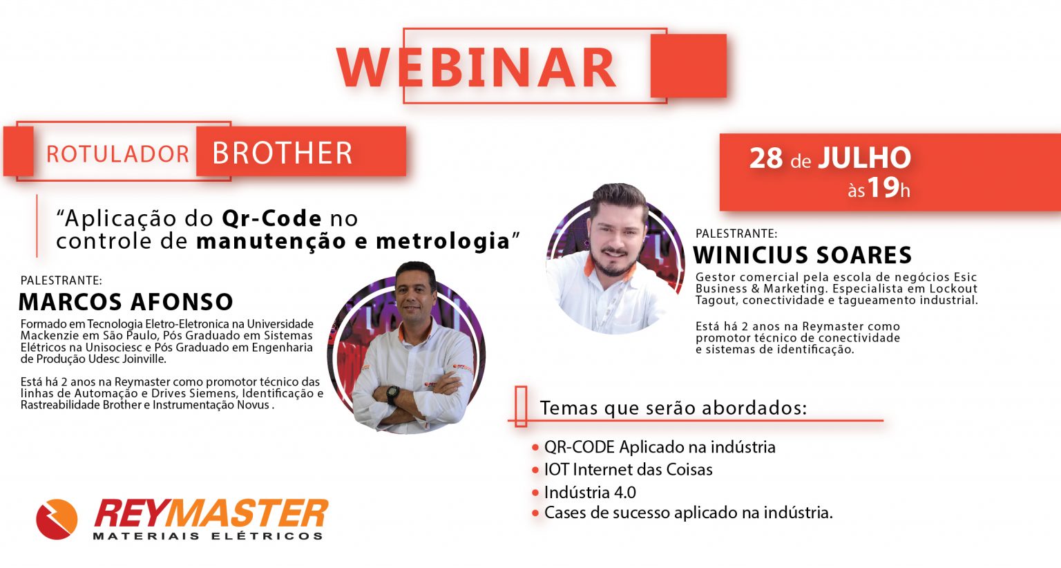 Aplicação do QR-Code no controle de manutenção e metrologia é tema de Webinar Gratuito
