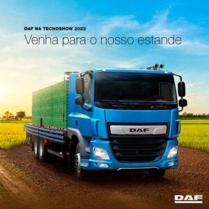 DAF Somafertil apresenta o Novo DAF CF com Motor PACCAR GR-7 na Tecnoshow Comigo 2022