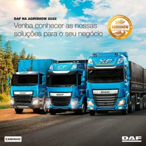 DAF marca presença na 27ª edição da Agrishow 2022