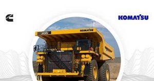 Cummins e Komatsu anunciam colaboração no desenvolvimento de caminhões de mineração de emissão zero