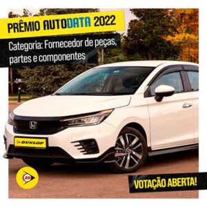 Dunlop é finalista do Prêmio AutoData 2022 Os Melhores do Setor Automotivo
