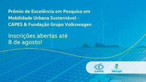 Fundação e CAPES lançam Prêmio de Mobilidade Urbana Sustentável