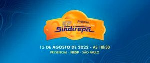 Evento do 13º Prêmio Sindirepa-SP será presencial no dia 15 de agosto na sede da FIESP em São Paulo