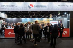 Estande da Sobratema na M&T Expo 2022 reúne o mercado de máquinas para construção e mineração