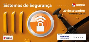 Sistemas de segurança e roubo de equipamentos serão tratados no WebinarSobratema