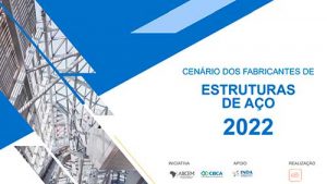 Produção de estruturas de aço em 2021 foi superior a 1 milhão de toneladas, crescimento de 1,7% em relação ao ano anterior, revela pesquisa do CBCA e da ABCEM