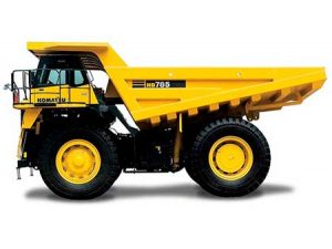 Komatsu conclui negociação de 35 caminhões HD785-7 com U&M