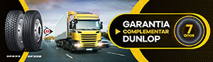 Dunlop amplia garantia de pneus de carga