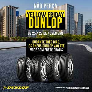Dunlop e Falken oferecem frete grátis na Yellow Friday