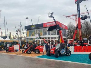 Grupo Manitou apresenta um número recorde de novos produtos na Bauma 2022