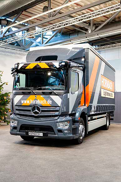 Mercedes-Benz eActros eletrifica Hornbach