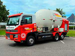 Entrega limpa: Supergasbras inicia distribuição inédita de GLP a granel em caminhão elétrico Volkswagen