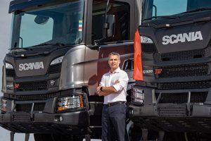 Scania apresenta nova linha de caminhões P8/Euro 6 na Agrishow 2023