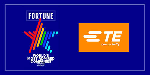 TE Connectivity é uma das empresas mais admiradas do mundo segundo pesquisa da revista Fortune