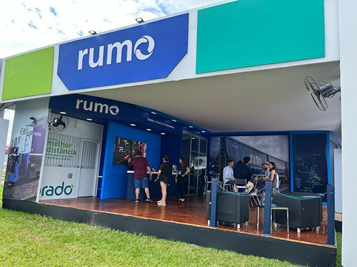 Capacidade operacional da ferrovia e geração de empregos são destaques da Rumo no Show Safra