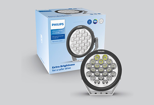 Com capacidade para iluminar até 400 metros, Lumileds lança nova linha de faróis auxiliares Philips Ultinon Drive 2000L