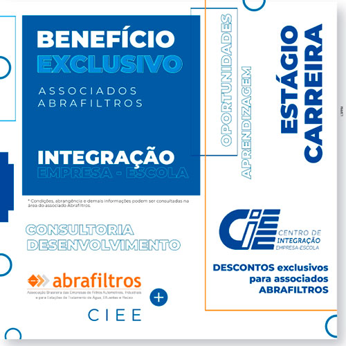 Abrafiltros celebra convênio com CIEE – Centro de Integração Empresa-Escola