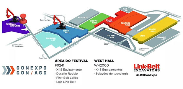 Link-Belt Latin America e LBX Company participam da CONEXPO-COM/AGG 2023