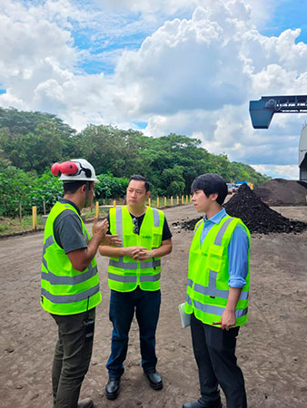 Tera Ambiental recebe técnicos que realizam estudo para instituição…