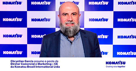 Komatsu anuncia promoção na Divisão de Equipamentos de Construção