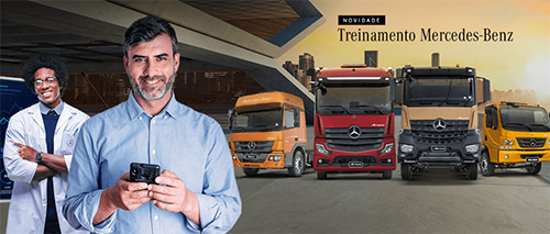 Mercedes-Benz oferece treinamento sobre tecnologias e inovações para motoristas de caminhão
