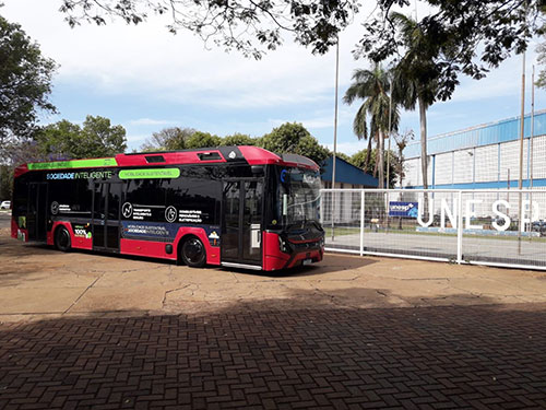 Scania testa ônibus elétrico na UNESP