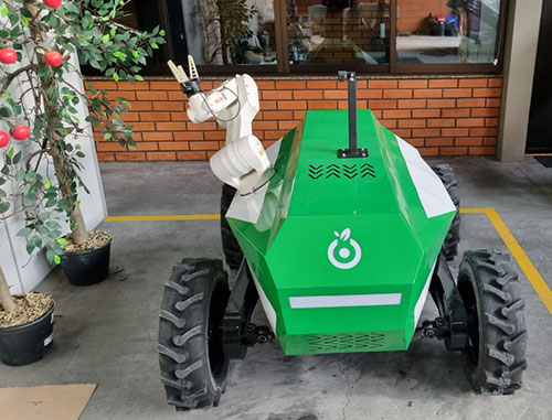 Protótipo de equipamento para colheita autônoma de maçã inicia testes em campo