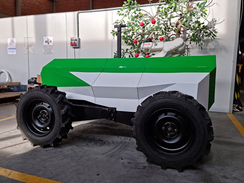 Protótipo de equipamento para colheita autônoma de maçã inicia testes em campo