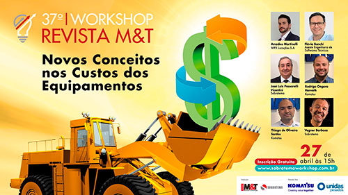 Workshop mostrará novas formas de avaliar os custos dos equipamentos