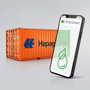 "Ship Green": Hapag-Lloyd lança uma solução de transporte ecologicamente sustentável como parte da jornada digital do consumidor