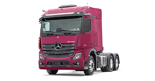 Caminhões e ônibus Mercedes-Benz são referências em tecnologias de segurança