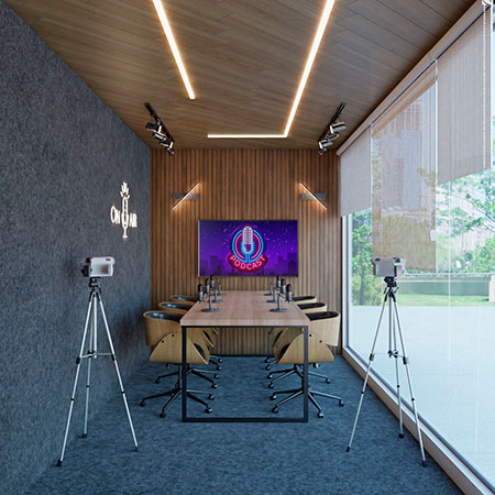 RFBuildings apresenta Podcast Móvel para entrevistas durante a Expo OFFSITE 2023