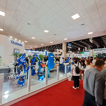 Yaskawa Motoman fez bons contatos durante a Expomafe 2023