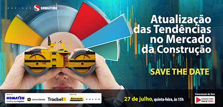 Volume de vendas de máquinas da linha amarela apresenta queda no primeiro semestre de 2023