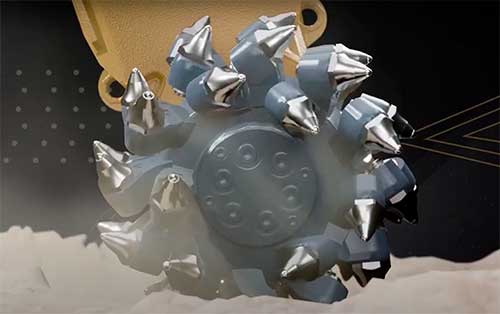 Bits de fresagem hexagonais da Epiroc reduzem custo de manutenção.