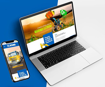 XCMG traz de forma dinâmica e prática mais de 150 produtos para consulta em seu novo website