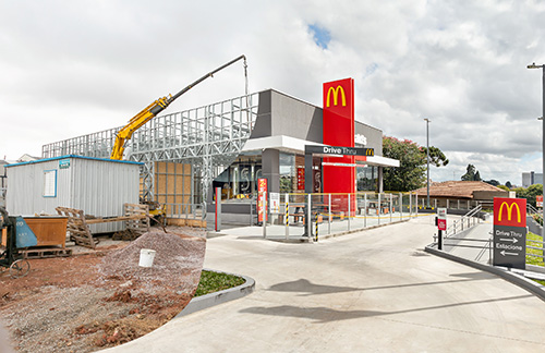 McDonald’s adota tecnologia Light Steel Frame para construção eficiente e sustentável em Curitiba