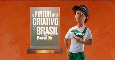 Brasilux lança campanha "Pintor Mais Criativo do Brasil"