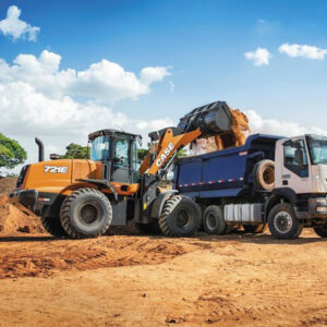 Pás carregadeiras da CASE se destacam em indústria de pisos e revestimentos