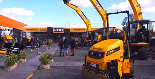 Motormac exibe as principais máquinas do portfólio JCB na 34ª Abertura Oficial da Colheita do Arroz