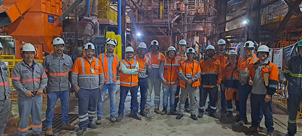 Serviço de substituição de moinhos garante o dobro da produção em mineradora