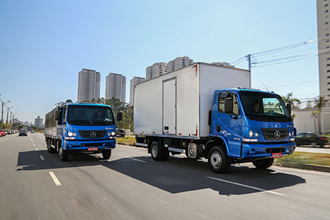 Mercedes-Benz Accelo 1016 é o caminhão com maior valor de revenda do Brasil