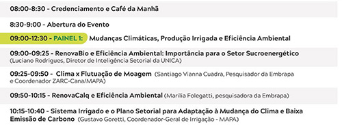 GIFC e Embrapa discutem Sistema Irrigado e Sustentabilidade da cana-de-açúcar