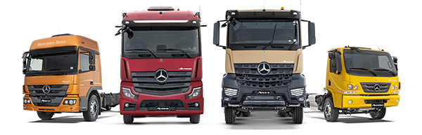 Mercedes-Benz realiza demonstrações e test-drive de caminhões Euro 6