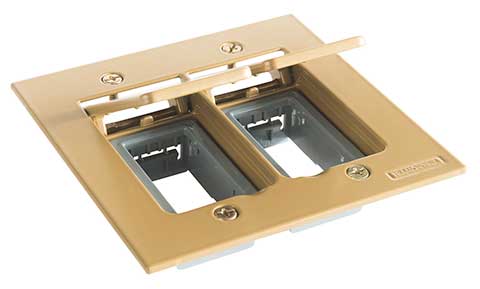 Tramontina lança Tampas para Caixas de Piso Modular que facilitam as conexões elétricas