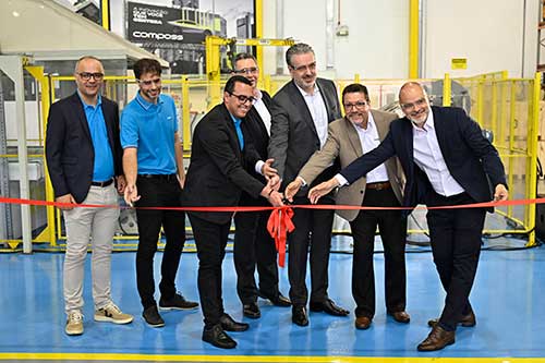 Composs inaugura linha de produção automatizada para materiais compósitos
