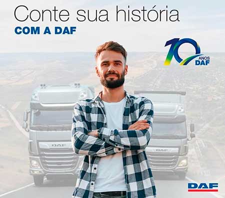 DAF Caminhões lança campanha ‘Conte sua história com a DAF’
