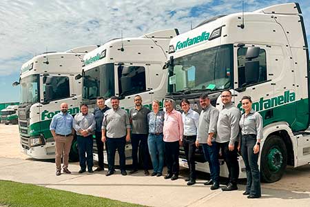 Fontanella Transportes recebe visita de lideranças importantes do Grupo Scania