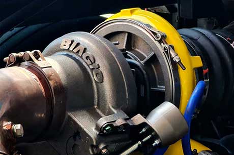 Aumente a durabilidade do motor de seu equipamento com turbocompressores