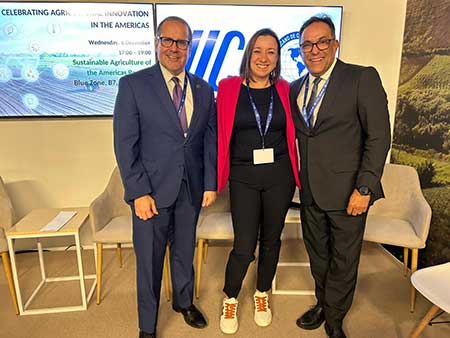 Eduardo Leão, presidente da CropLife Brasil, em painel sobre agricultura regenerativa (Foto Divulgação CLB)